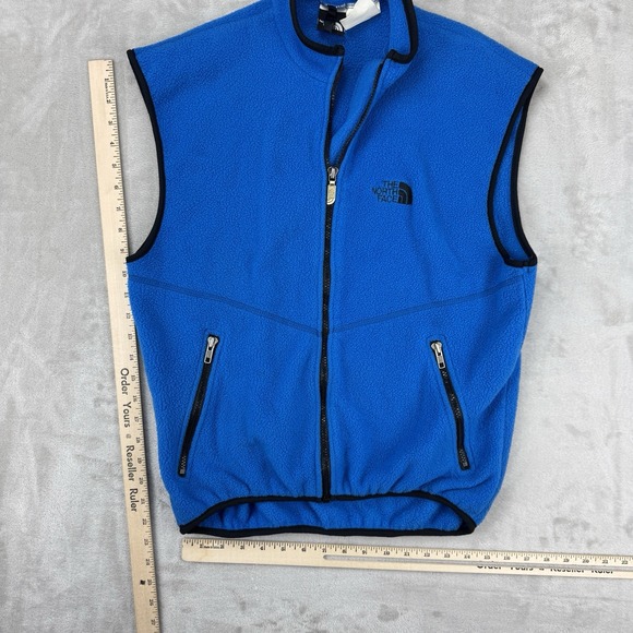 The North Face Fleece Vest Mens Medium Blue USA Made Vintage Outdoor‎ Gorpcore - Picture 8 of 12